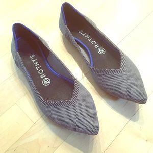 Rothys The Point Gray Size 8 Lightly Used